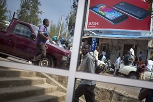 A Kigali, en 2014. © Ben Curtis/AP/SIPA