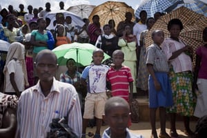 A Kigali, au Rwanda, en avril 2014. © Ben Curtis/AP/SIPA