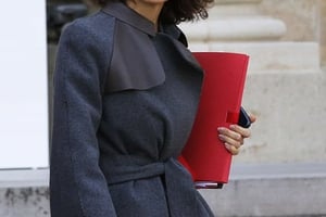 La ministre française de la culture, Audrey Azoulay, au palais de l’Élysée, à Paris, le 17 février 2016. © Christophe Ena/AP/SIPA