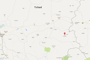 Un ressortissant français a été enlevé ce matin dans la zone de Goz Beïda, dans l’est du Tchad, le 23 mars 2017. © Capture d’écran Google Maps