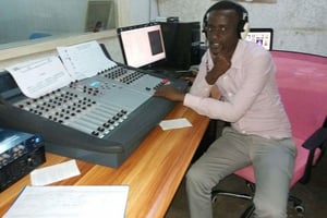 Alain-Majesté est journaliste radio au Burundi. © DR