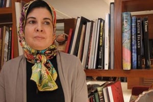 Asma Lamrabet est l’auteur du livre « Islam et femmes : les questions qui fâchent ». Ici en mai 2014 à Rabat. © Hassan Ouazzani pour JA