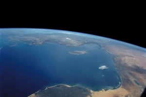 Le Delta du Nil et l’Asie mineure vus de l’espace.. © Nasa