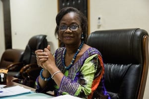 Rosine Coulibaly, ministre de l’Economie, des Finances et du Développement (Minefid). © Sophie Garcia/HansLucas.com pour JA