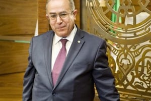 Ramtane Lamamra, alors ministre des Affaires étrangères de l’Algérie, le 15 décembre 2013 à Alger. © Louiza AMMI pour JA