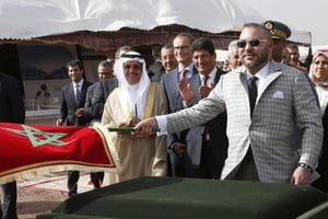 Le roi du Maroc Mohammed VI à Ouarzazate, le 1er avril 2017. © Abdeljalil Bounhar/AP/SIPA