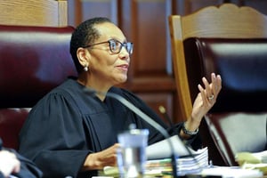 Sheila Abdus-Salaam, juge à la Cour d’appel de New York, le 1er juin 2016. © Hans Pennink/AP/SIPA