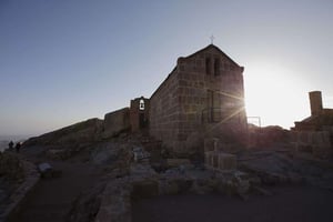 Le monastère Sainte-Catherine, dans le Sinaï, le 9 décembre 2013. © Hiro Komae/AP/SIPA