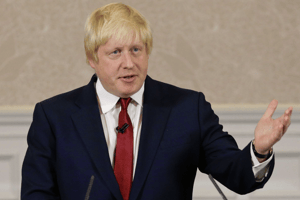 Le ministre britannique des Affaires étrangères, Boris Johnson. © Matt Dunham/AP/SIPA
