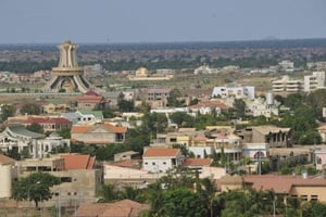 Vue aérienne de Ouagadougou, capitale du Burkina Faso. © Renaud VAN DER MEEREN/EDJ