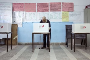 Les élections municipales tunisiennes ont eu lieu le 6 mai 2018. © Ilyess Osmane/AP/SIPA