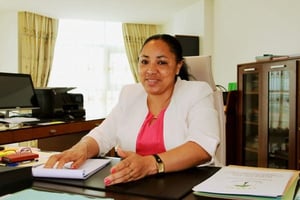 Mariola Bindang Obiang est la PDG de Holding Guinée équatoriale 2020 (Holding GE). © Muriel Devey Malu-Malu pour JA