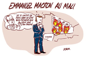 La seule réponse militaire enclenchée par François Hollande, dont Emmanuel Macron a pris la suite, montre clairement ses limites, selon un rapport de la FIDH. © Kam