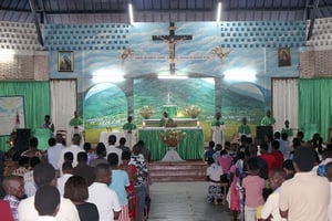 Une église à Bujumbura en 2015. © Stringer/AP/SIPA