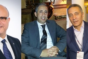 De gauche à droite, Marc Nassif, Tajeddine Bennis et Moulay Hafid Elalamy © DR/J.TORREGANO/DIVERGENCE/ACF/JA