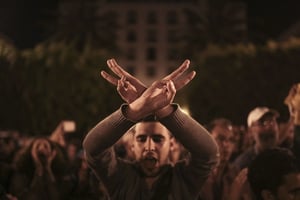 En solidarité avec le mouvement de contestation du Rif, une marche pacifique a été organisée dimanche 29 mai 2017 à Rabat. © Mosa’ab Elshamy/AP/SIPA