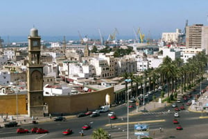 Vue de la ville de Casablanca, le 23 mai 2003 au Maroc. © MEHDI FEDOUACH/AFP
