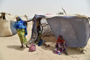 Les Etats-Unis ont fait don de 45 millions de dollars (39 millions d’euros) pour assister les réfugiés et déplacés de Boko Haram dans la région de Diffa, dans le sud-est du Niger. © ISSOUF SANOGO/AFP