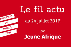Chaque jour, suivez notre fil actu. © Jeune Afrique/Piktochart