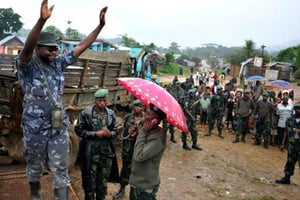 Ntabo Ntaberi, dit Sheka, s’est rendu à la Monusco ce 26 juillet 2017. – © Capture d’écran / Monusco / Twitter