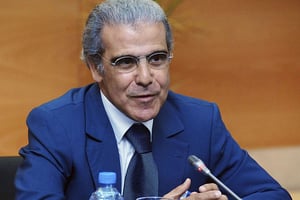 Abdellatif Jouahri, gouverneur de la Banque centrale du Maroc. © AP/SIPA