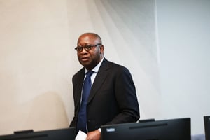 Laurent Gbagbo, à l’ouverture de son procès devant la Cour Pénale Internationale, le 28 janvier 2016. © ICC-CPI