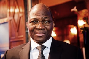 Djibrill Bassolé, l’ancien ministre burkinabè des Affaires étrangères (ici en 2015). © Camille Millerand pour JA