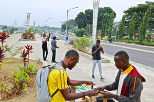 La corniche de Brazzaville, début août. © Baudouin Mouanda pour JA