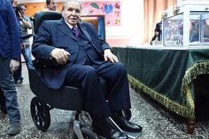 Le président Abdelaziz Bouteflika à Alger le 4 mai 2017. © RYAD KRAMDI/AFP