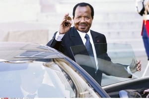 Le président camerounais, Paul Biya. © Francois Mori/AP/SIPA