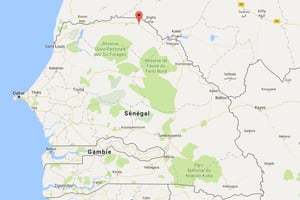 Une concession de 10 000 hectares a été octroyée au groupe Sefrioui et à sa filiale sénégalaise, Afri Partners, par la commune de Dodel. © Google Maps