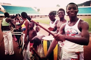 L’association Abdà Capoeira Centrafrique propose des cours à Bangui ouverts à tous pour réconcilier les chrétiens et les musulmans. © DR