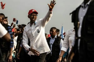 Le président rwandais Paul Kagame, le 2 août 2017 à Kigali. © MARCO LONGARI/AFP