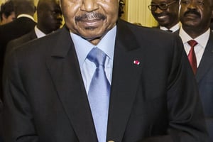 Portrait du président de la République du Cameroun, Paul Biya, © Jean-Pierre Kepseu pour JA