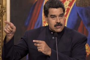 Nicolas Maduro, le président vénézuélien, le 22 août 2017 © Ariana Cubillos/AP/SIPA