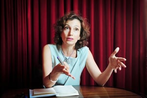 L’ancienne ministre française de la Culture, à La Rotonde, à Paris, le 11 septembre. © Vincent Fournier/JA