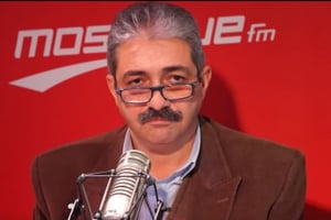 Khalid Zaouia, successeur de Mustapha ben Jaâfar à la tête du parti tunisien Ettakatol. © YouTube/Mosaique FM