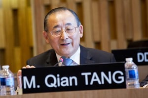 Le diplomate chinois, Qian Tang, succédera-t-il à Irina Bokova? © Christelle ALIX/Unesco