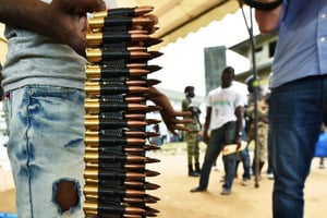 Le programme de désarmement, démobilisation et réinsertion s’est officiellement achevé en juin 2015. © SIA KAMBOU/AFP