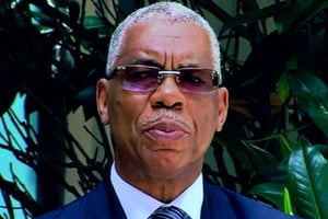 Abdoulaye Harissou, ancien notaire de Marafa Hamidou Yaya. © Comité de soutien à Abdoulaye Harissou.