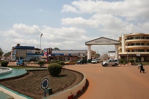 Le quartier commerçant de Bangui, en Centrafrique, le 30 novembre 2010. © Afrika Force