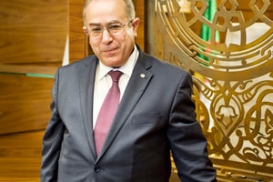 Ramtane Lamamra, alors ministre des Affaires étrangères de l’Algérie, à Alger (Algérie) le 15 décembre 2013 © Louiza Ammi pour Jeune Afrique