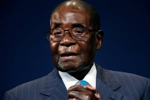 Robert Mugabe au Forum économique mondial sur l’Afrique en Afrique du Sud, le 4 mai 2017. © Reuters