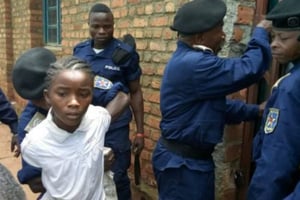 Le 15 novembre, la fillette a été interpellée par la police lors d’une manifestation anti-Kabila dans le Sud-Kivu. © Capture d’écran Twitter