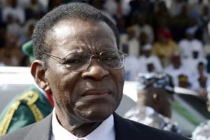 Le président Teodoro Obiang Nguema, 74 ans, dirige sans partage le pays depuis 1979. © PIUS UTOMI EKPEI / AFP