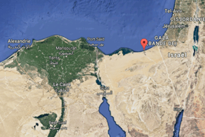 L’attaque a eu lieu à l’ouest d’El-Arish, capitale du Nord Sinaï. © Copie d’écran / GoogleMap