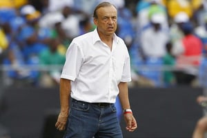 Gernot Rohr, le sélectionneur des Super Eagles nigérians © Francois Mori/AP/SIPA