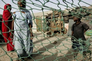 Dans un quartier de Nouakchott, en Mauritanie, en 2006. © SCHALK VAN ZUYDAM/AP/SIPA