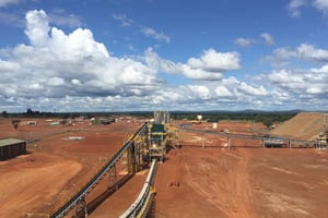 Mine de Houndé en septembre 2017. © Endeavour Mining