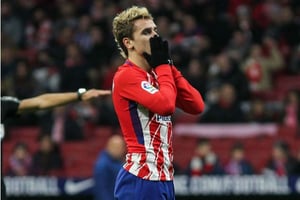 Shutterstock/SIPA © Antoine Griezmann lors d’un match avec son club de l’Atletico Madrid, 16 décembre 2017